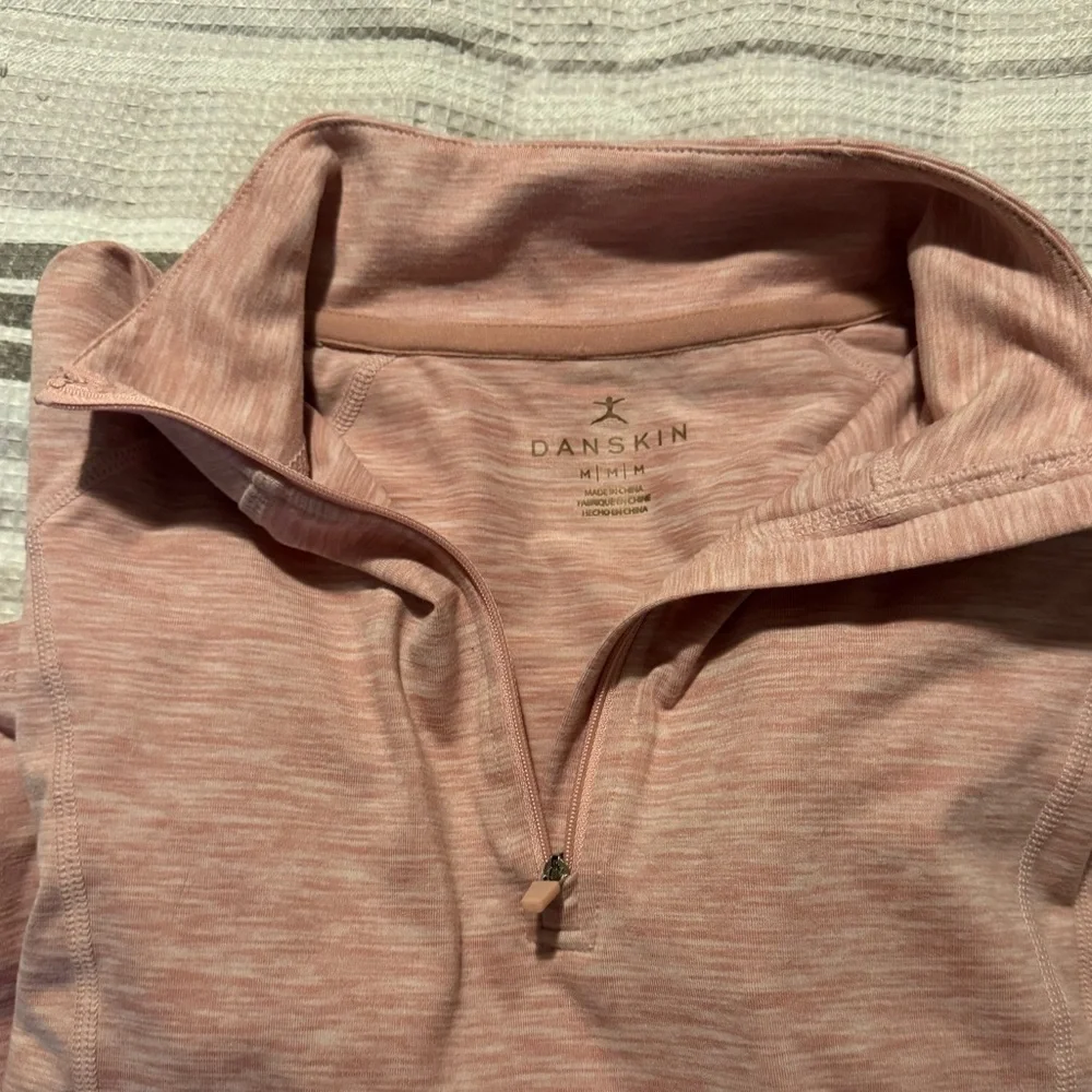 Danskin Pink athletic quarter zip Women’s M - Picture 2 of 3
